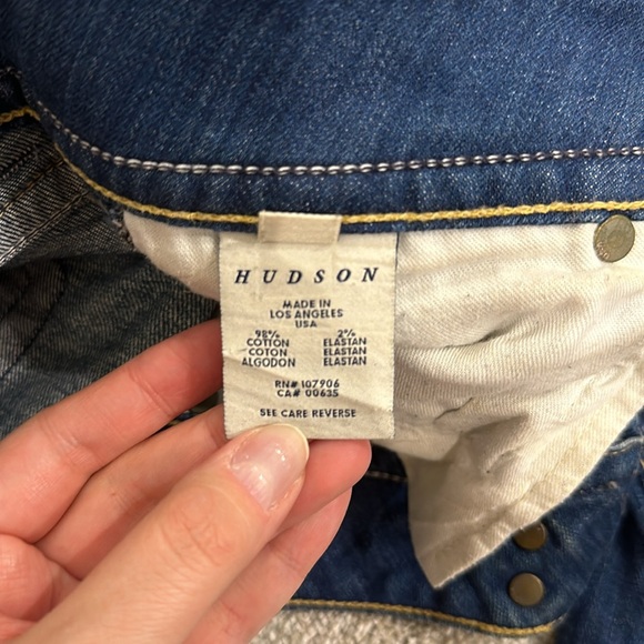 🇬🇧 HUDSON Low Rise Bootcut Flare Jeans Vintage - Picture 6 of 11
